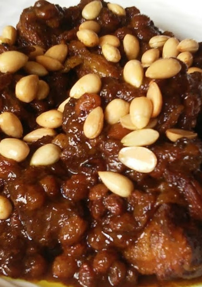 Una foto de El mroziya marroquí *receta fácil de fiesta de cordero