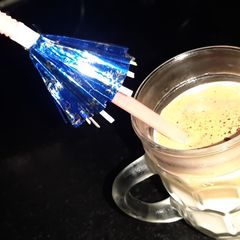 A picture of Dalgona coffee.