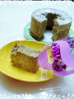 黑糖戚風蛋糕 的食譜成品照片