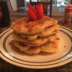 A picture of Strawberry 🍓 Pancake 🥞 Towers.