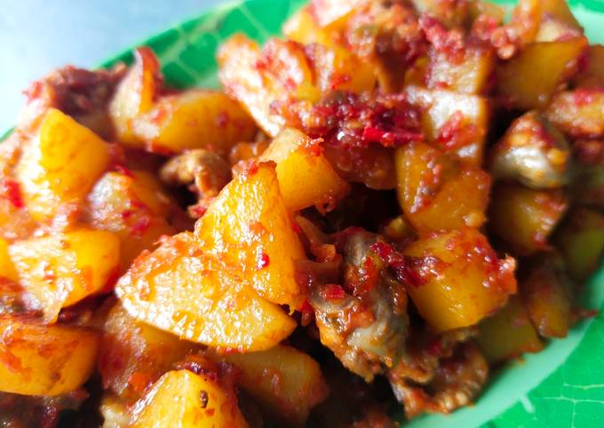 Resep: Sambal Kentang Ampela Simpel