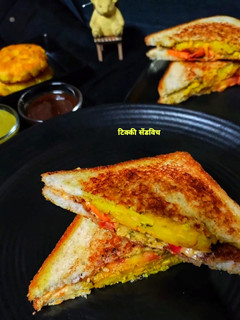 टिक्की सैंडविच (tikki sandwich recipe in Hindi) रेसिपी मुख्य फोटो