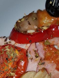 Una foto de Pizza light! (Brócoli o Coliflor)