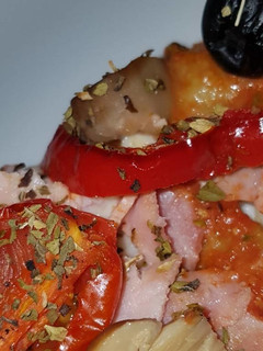 Una foto de Pizza light! (Brócoli o Coliflor)