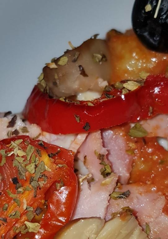 Una foto de Pizza light! (Brócoli o Coliflor)