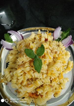 A picture of Vegetable carrot pasta.