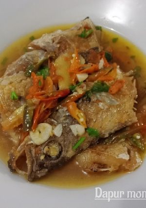Foto resep Ikan Kerapu goreng tumis