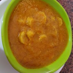 A picture of Gatte ki sabji.