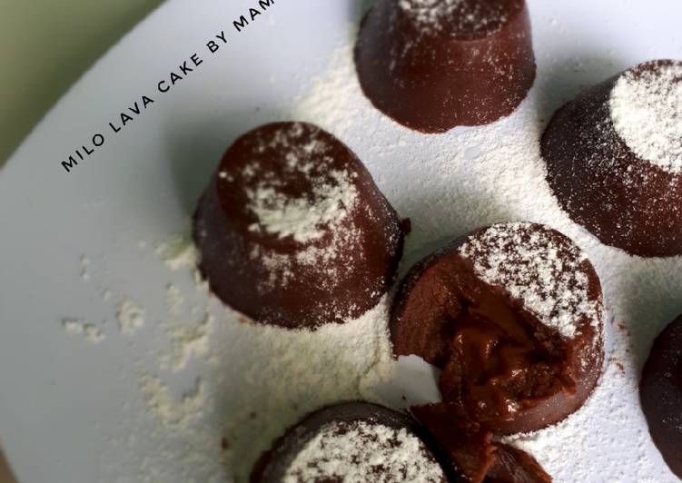 Milo Lava Cake Lumer,No mixer no oven