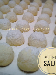 Foto resep Snow white cookies a.k.a putri salju