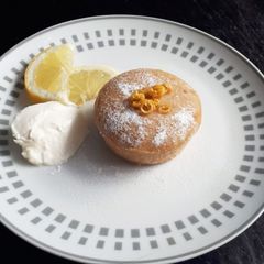 Easy Moist Lemon Curd Filled Muffins A picture of Easy Moist Lemon Curd Filled Muffins.