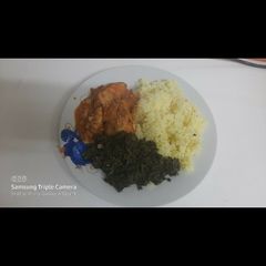 A picture of Turmeric Rice.