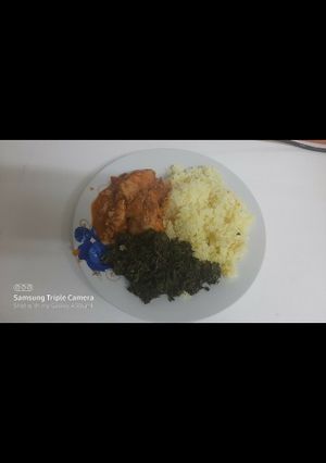 A picture of Turmeric Rice.