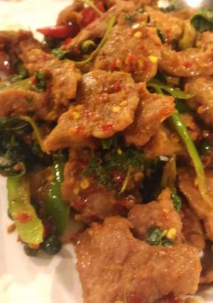 รูปของ ผัดเผ็ดหมู