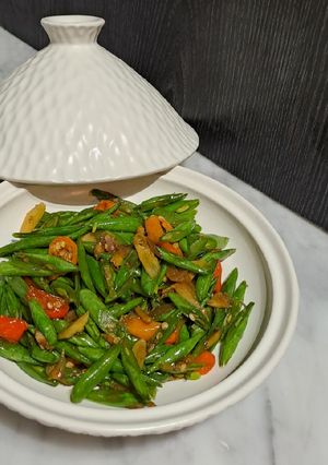 Foto resep Tumis buncis (Tumis buncis Garing Kres)