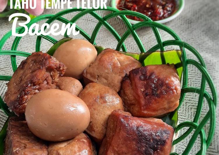 Langkah Mudah untuk Menyiapkan Bacem Tahu Tempe Telur, Enak Banget