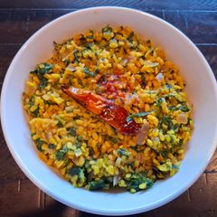 A picture of Methi Moong Dal Sabzi.