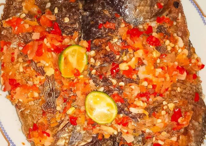 Resep Pecak Ikan Mas Oleh Ilmi Cookpad