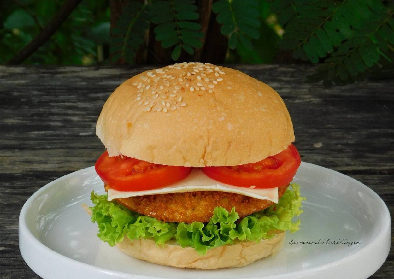 Burger Ikan Peda