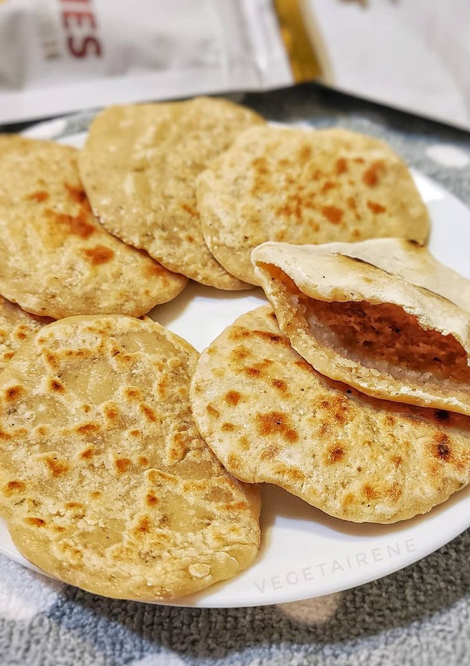 Una foto de Pan Naan vegano y sin gluten