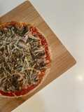 Pizza de fajita integral con champiñón 🍕