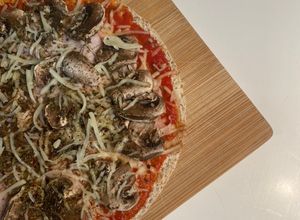 Foto principal de Pizza de fajita integral con champiñón 🍕
