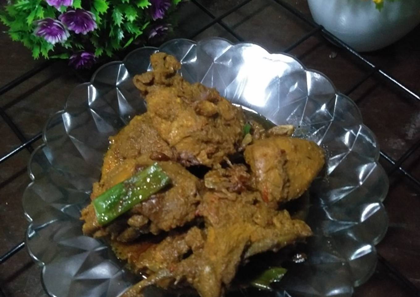 Rendang daging ayam