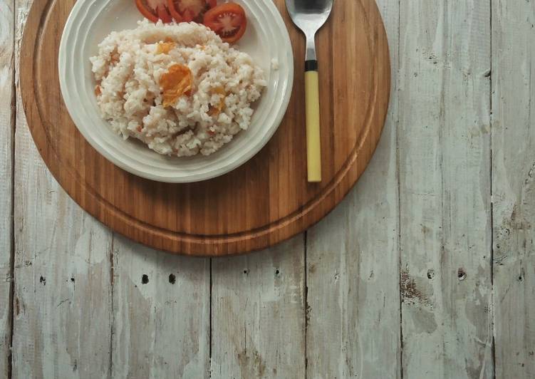 Resep: LezatNasi gurih tomat🍅
