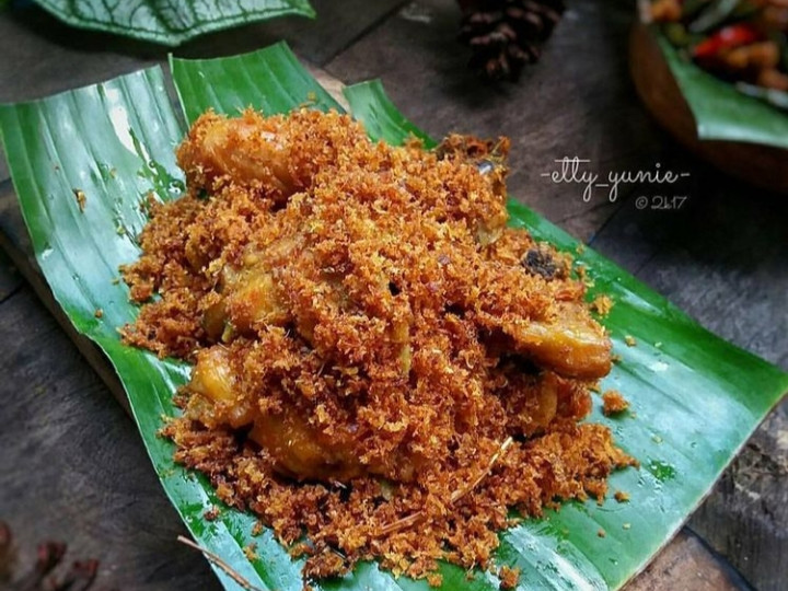 Langkah Mudah untuk Membuat Ayam goreng serundeng, Lezat Sekali