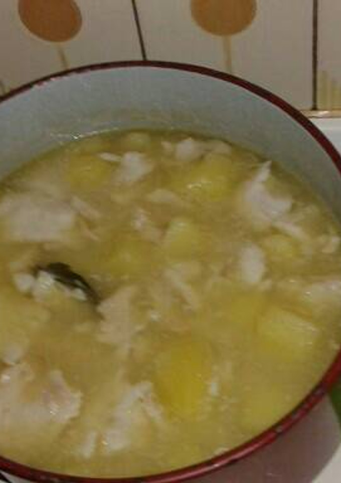 Una foto de Patatas con pescado