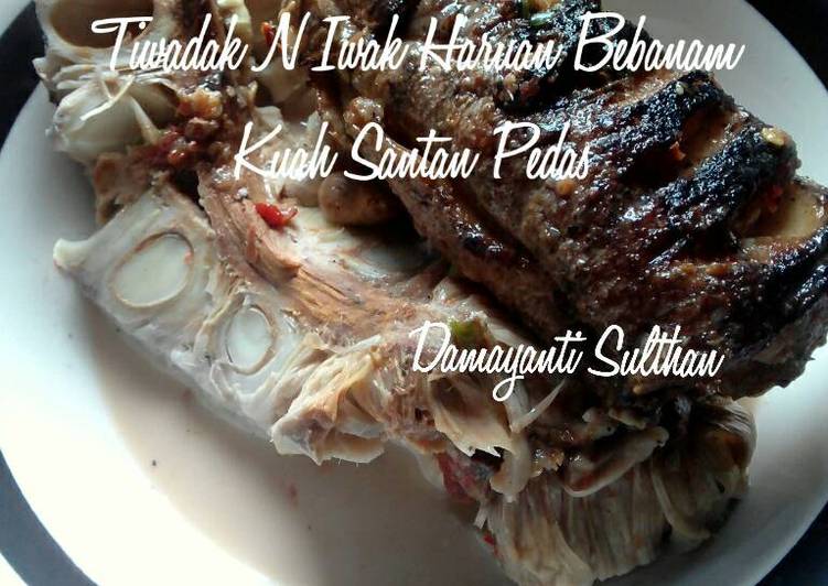 Tiwadak & Iwak Haruan Bebanam Kuah Santan Pedas Khas Banjar