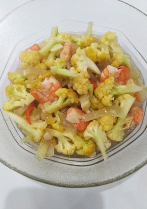 Foto resep Tumis kembang udang