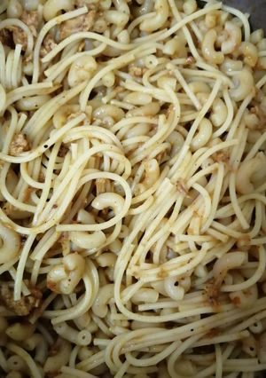 صورة لوصفة معكرونه بالتونا 😋😋😋
