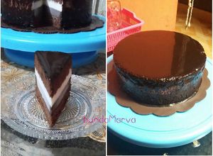 Foto resep Triple choco mousse cake