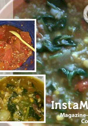 Foto resep Bubur Manado dan Dabu dabu terasi