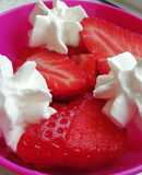 Fresas con nata