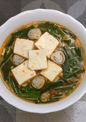 Hình của món Canh giá đỗ.