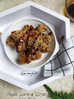 Foto resep Ayam Goreng Wijen Saus Madu
