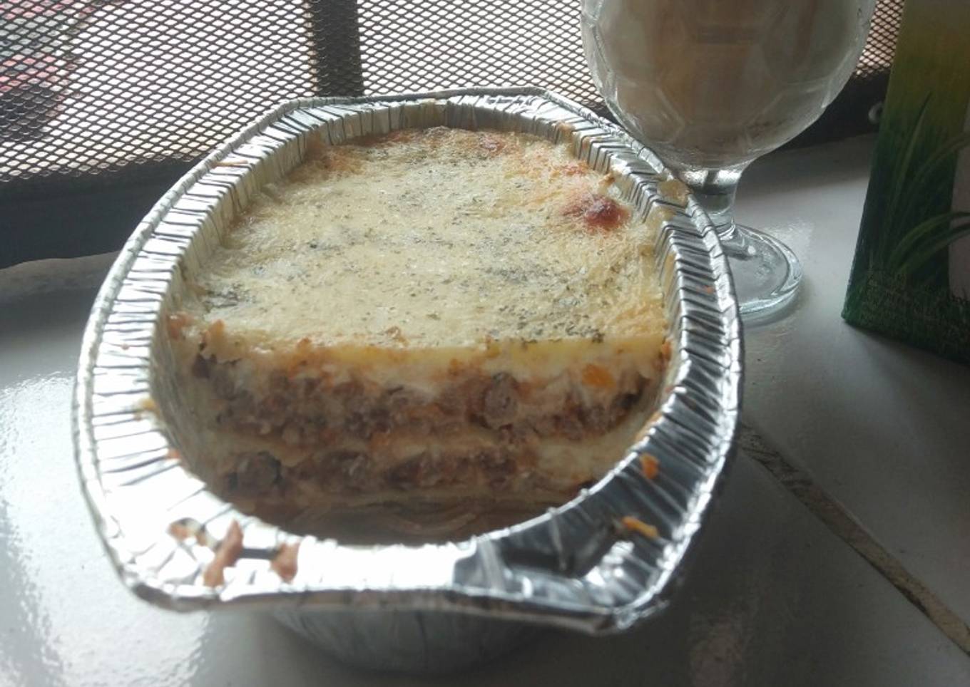 Beef lasagna