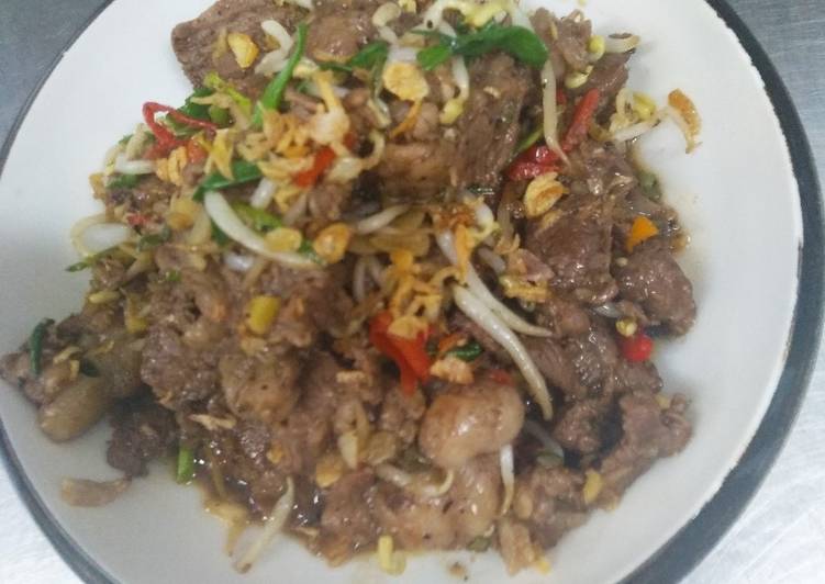 Resep masakan Oseng oseng tetelan sapi | Cara Buat Oseng oseng tetelan sapi Yang Bikin Ngiler