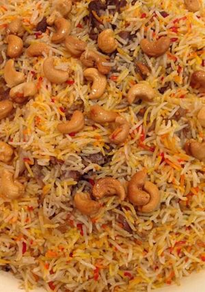 صورة لوصفة رز برياني😍