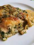 Lachs-Spinat-Lasagne