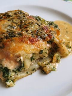Lachs-Spinat-Lasagne Rezepthauptbild