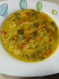 Minestrone de fideos