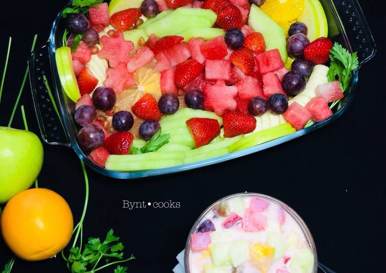 Recipe of Homemade Fruit salad