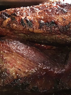 A picture of California Farm Oven Broiled Beef Brisket.