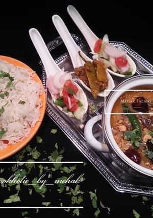 A picture of Daal chawal.