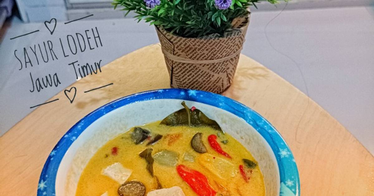 Resep Sayur Lodeh Jawa Timur Dengan Bahan Sederhana