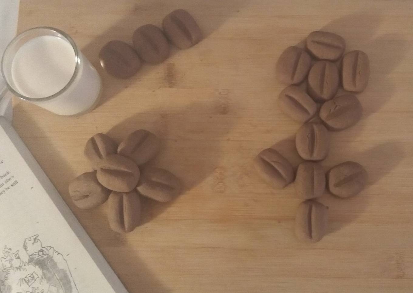 Coffee beans cookies