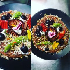 A picture of Coconut hotcakes.